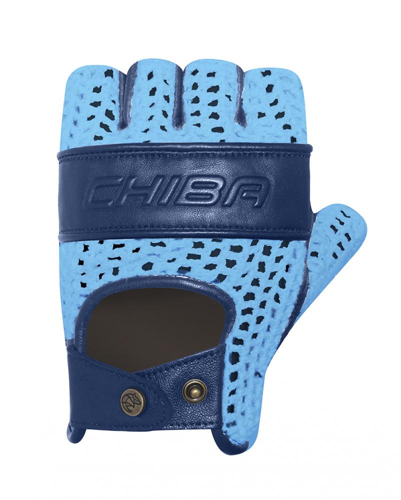 CHIBA Pure Nature - Radhandschuhe S türkis/marine, Retro, Naturmaterialien