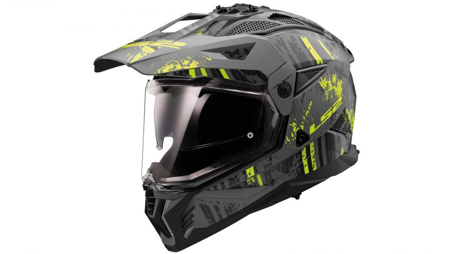 LS2 Endurohelm "MX702 Pioneer II Crazy" XL (6162 cm)