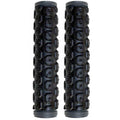 Messingschlager D2 KNOBS Fahrradgriffe 130 mm Schwarz-Grau - Komfort & Grip