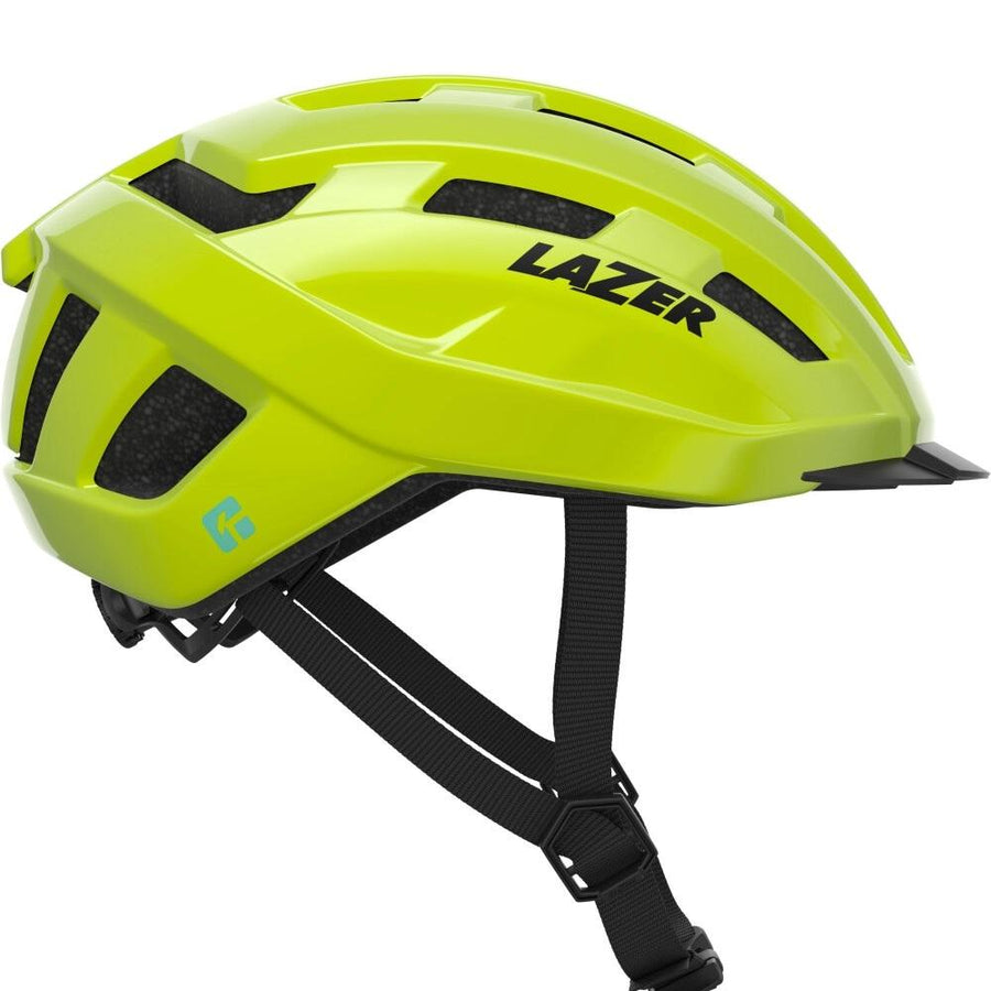 LAZER Helm Codax KinetiCore Freizeit Flash Yellow Unisize 54-61 cm - sicherer Allround-Fahrradhelm