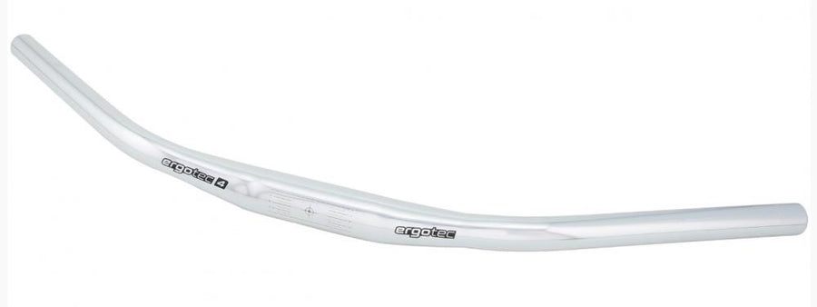 Ergotec Lenker Lady Town Ø 31,8 mm 620 mm Höhe 16 mm 30° silber