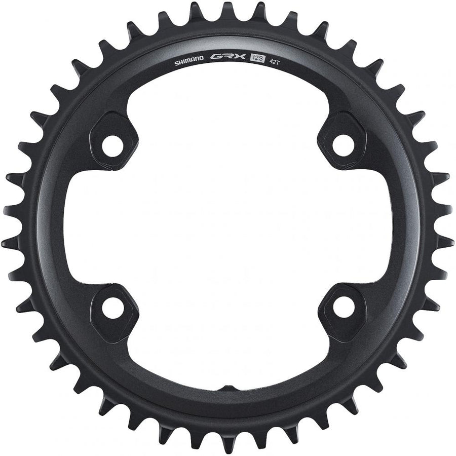 Shimano GRX FC-RX820-1 Kettenblatt 42Z für 12-fach Gravel-Schaltungen in Schwarz.