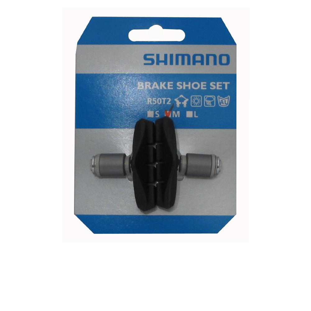 SHIMANO Bremsschuh R50T2 BR-CX50 Bremsschuhe M - Paar mit Schraube und U-Scheiben