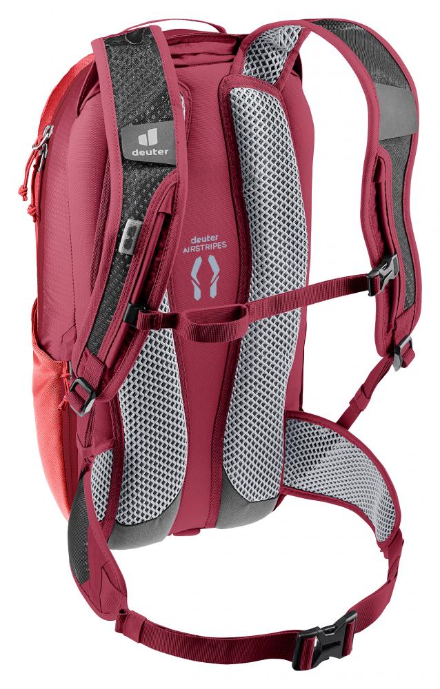 Deuter Race 12 Fahrradrucksack 12 Liter Rot - Leichter stabiler Rucksack für MTB & Rennrad