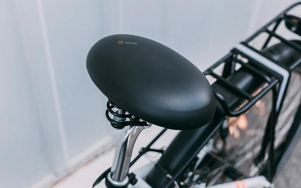 Selle Royal ROK Relaxed Damen-Fahrradsattel, schwarz, mit Federn. Ergonomisch für Komfort und Druckentlastung.