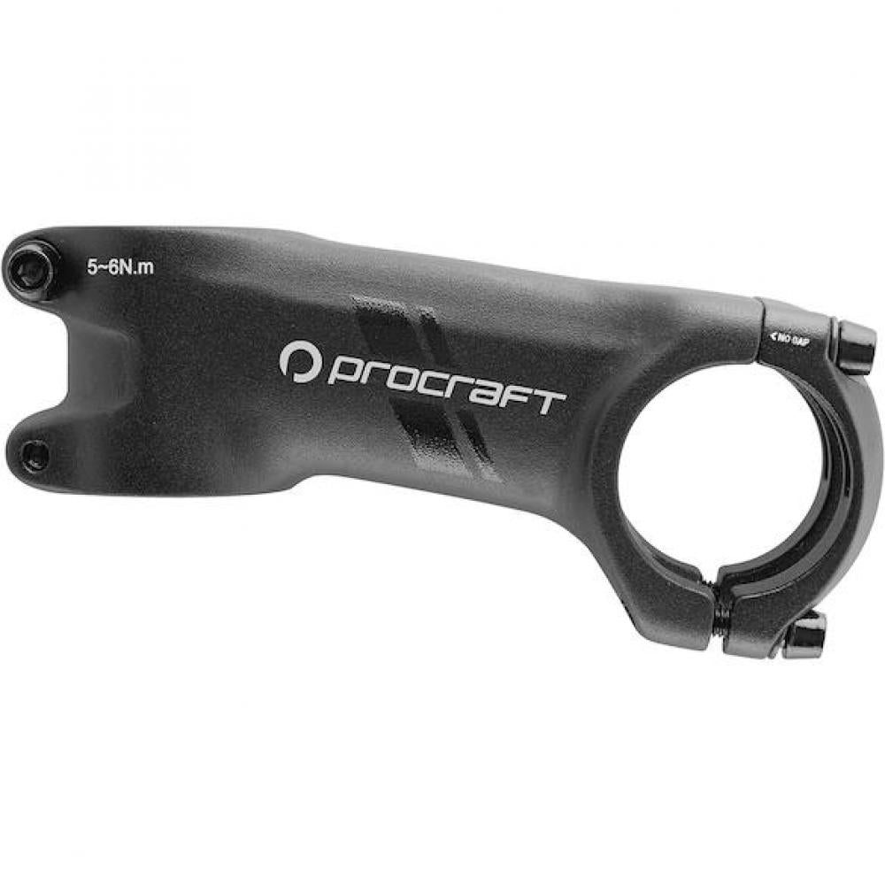 Procraft Vorbau Road Race -7° / 80 mm 31,8 mm Schwarz - Aluminium-Vorbau für Roadbikes