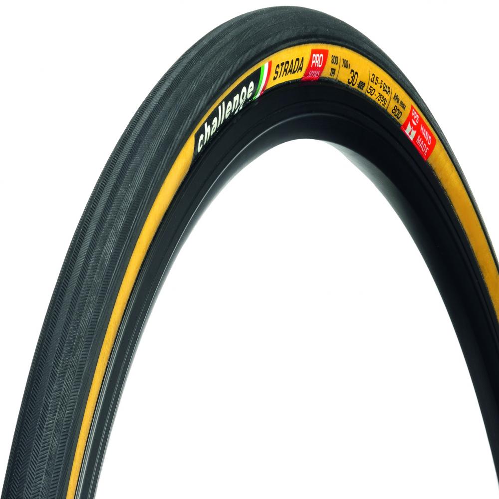 Road-reifen Strada Pro Handmade Clincher 30-622 Schwarz/braun - Schneller Komfort Mit Pannenschutz