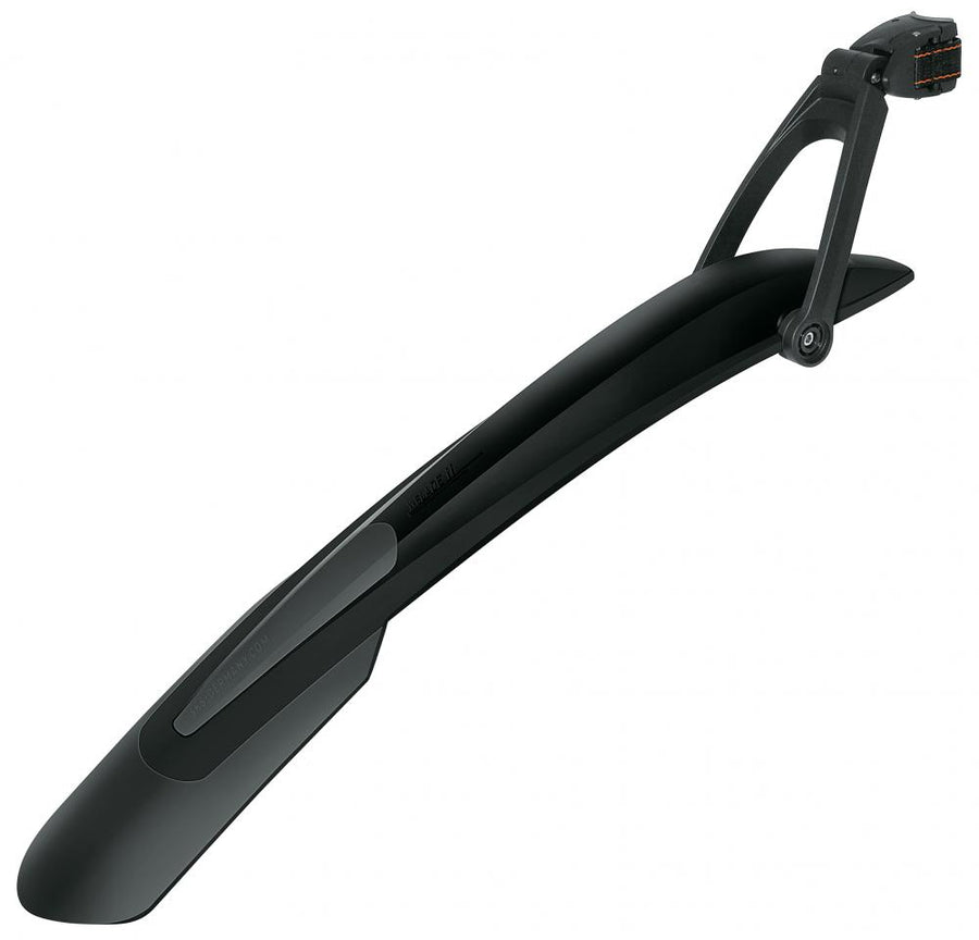 SKS X-Blade Dark Hinterrad-Schutzblech für 27,5-29" MTB mit Quick-Release-Befestigung, schwarz.