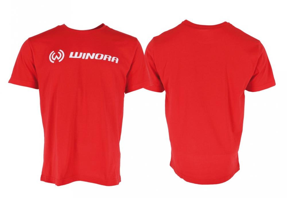 Winora T-Shirt Promoshirt rot Gr XXL, Vorder- und Rückseite.