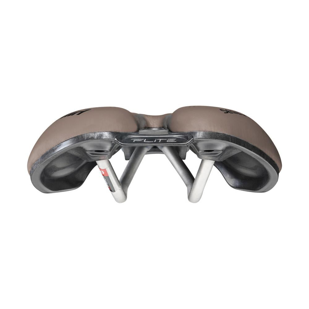 Selle Italia Flite Boost Gravel TI 316 Superflow L3 mud brown - Gravel-Sattel mit TI-316 Streben, Superflow-Aussparung