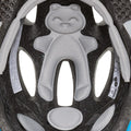 Uvex Oyo Innenpolster Bär Design - Ersatzpolster Kinder Fahrradhelm, atmungsaktiv, hautfreundlich, passgenau für Uvex Oyo Modelle, komfortoptimiert