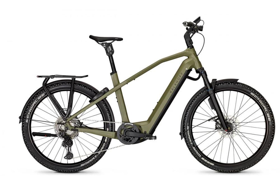 Kalkhoff ENTICE 7.B ADVANCE (750) Grün - vollgefedertes SUV E-Bike mit 750 Wh Akku