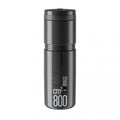 ELITE BYASI Werkzeugflasche 800 ml dunkelgrau: Wasserdichter Werkzeugbehälter in Trinkflaschenform - Flaschenhalter - 74 mm Durchmesser 82 g leicht ideal für Straße Schotter MTB - Flaschenbox