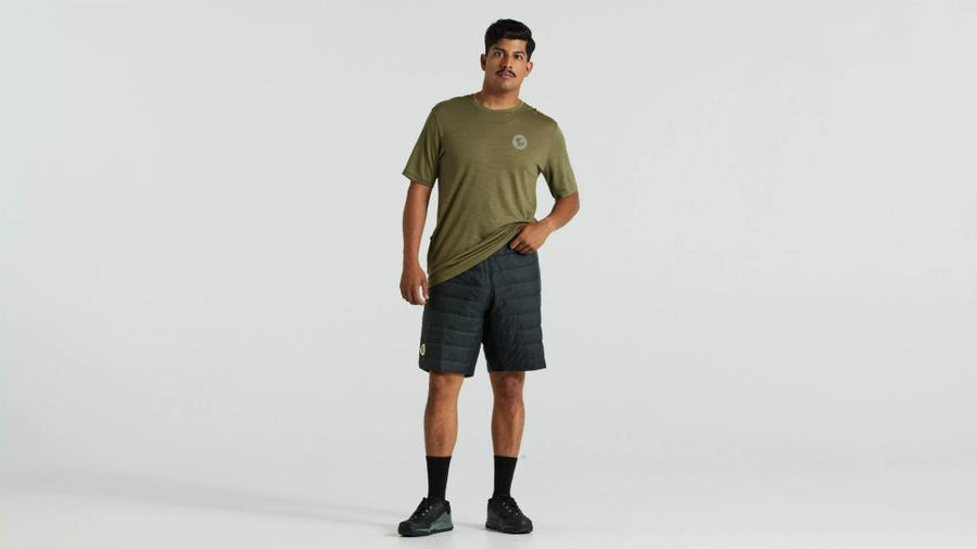 S/F Thermo Short Schwarz XL - Isolierende Thermohose für Herbst & Winter - Shorts