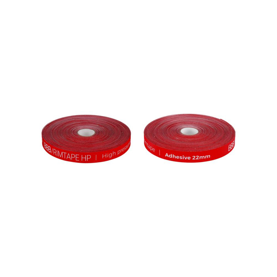 BBB Cycling BBB Felgenband HP 45mtr. 700Cx22mm 22 mm rot - zuverlässiger Hochdruck-Felgenschutz