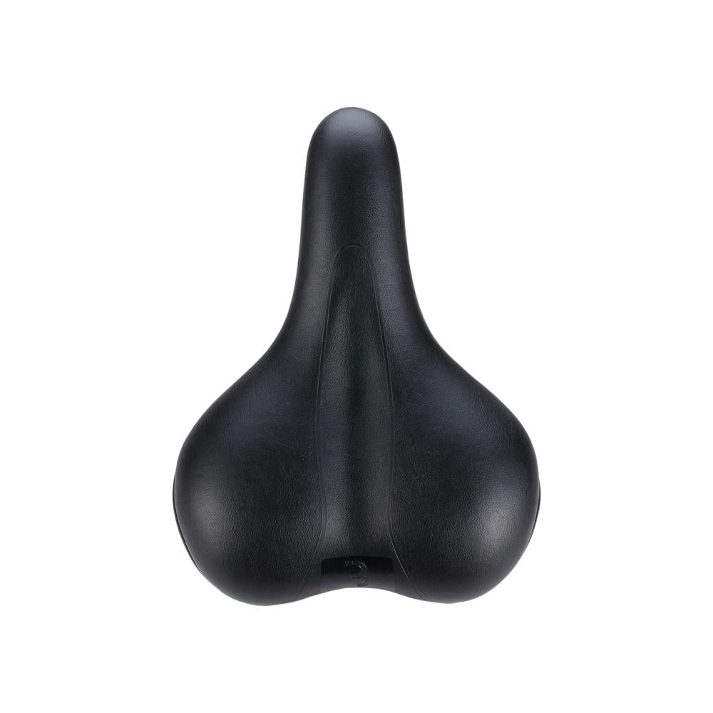 BBB Cycling BBB Sattel BaseShape Relaxed schwarz City/Trekking [Universalgröße] schwarz - bequemer Komfortsattel