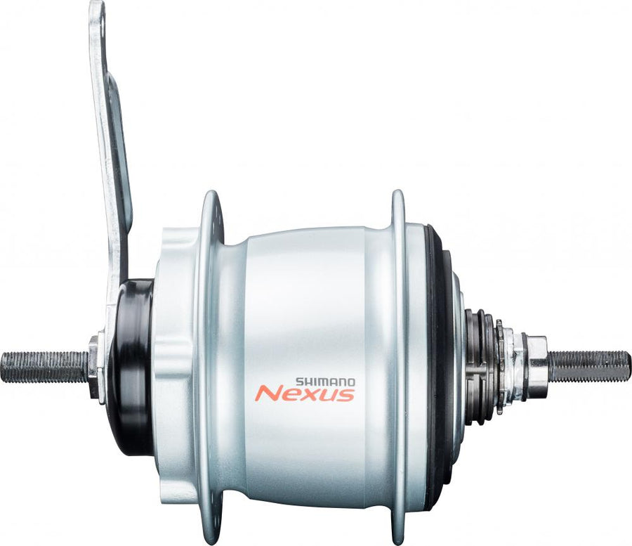 Getriebenabe Shimano Nexus 8-Gang Getriebenabe SG-C6001-8CD 32 silber - Rücktritt und Scheibenbremsaufnahme