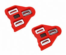 Asista Cleats für LOOK Standardpedale, rot, ±9° Float