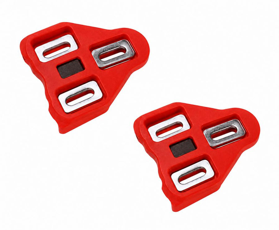 Asista Cleats für LOOK Standardpedale, rot, ±9° Float