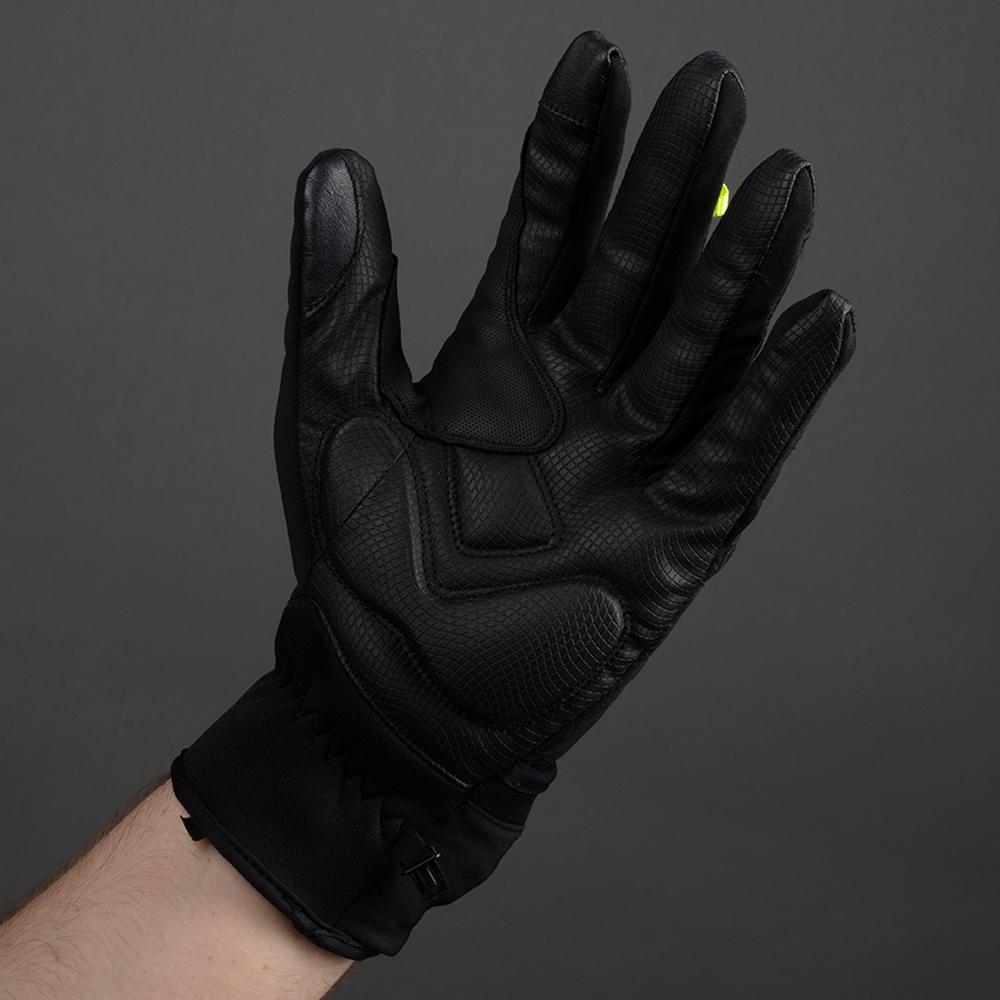 CHIBA Express+ - Radhandschuhe XS schwarz, wind- & wasserdicht mit Gelpolsterung
