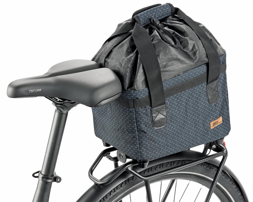 Northwind faltbarer Fahrradkorb Giselle, schwarz, 12L, MonkeyLoad-T, w