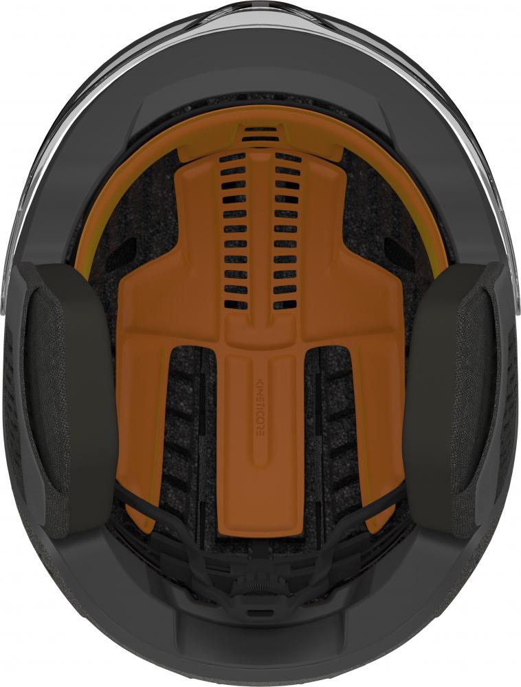 LAZER Helm Nova KinetiCore NTA L Matt Black - Urban/E-Bike Helm mit LED & Visier