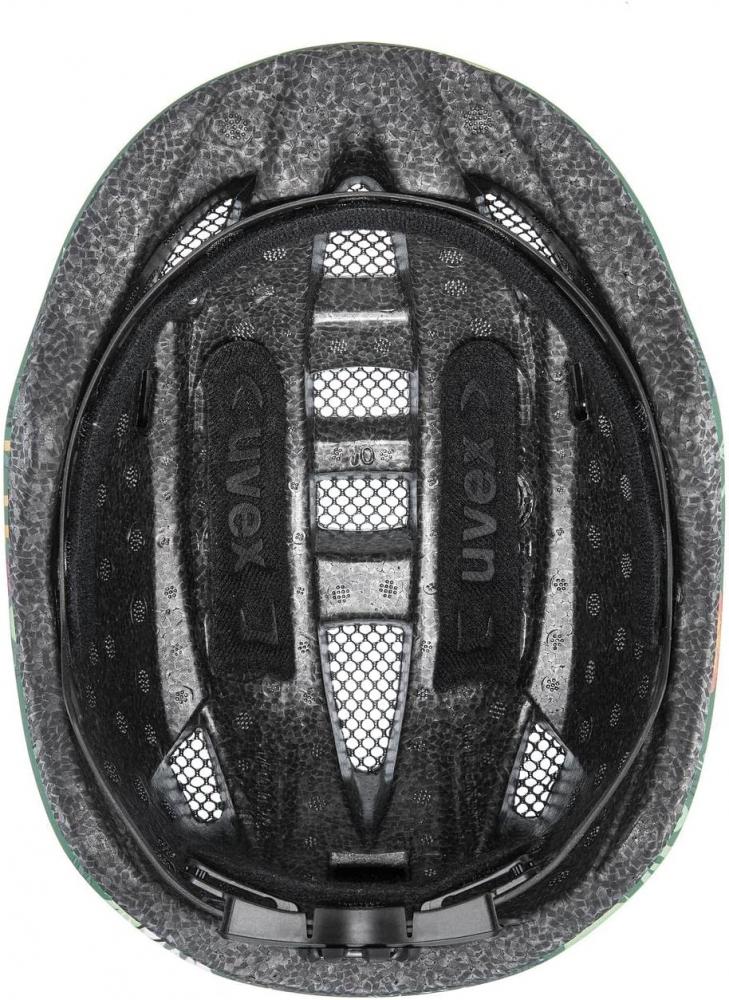 Uvex Kid 2 cc - Kinder-Fahrradhelm, leicht, Inmould, IAS-System, 8 Belüftungen mit Netz, LED-Option, EN 1078, safari matt, 46-52 cm