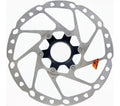 SHIMANO Bremsscheibe SM-RT64 180mm Center Lock mit Verschlussring.