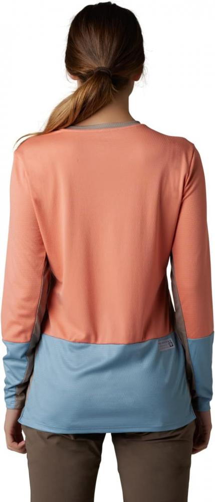 FOX Defend Damen MTB-Langarmtrikot M - Salmon mit TruDri