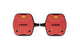 Look Geo City Grip Pedale rot rutschfest Urban Flatpedal mit Vibram Gummieinsatz für City und E-Bike