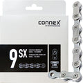 Connex Wippermann 9SX 9-fach Fahrradkette, 114 Glieder, Edelstahl, mit Connex Link