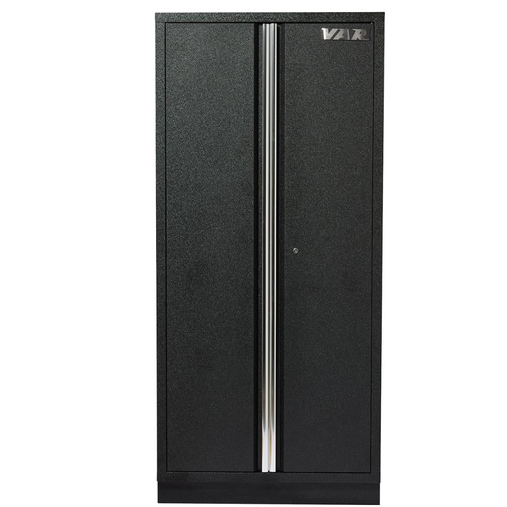 VAR Hochschrank MO-52611 915 x 458 granitschwarz - modularer Werkstatt-Hochschrank