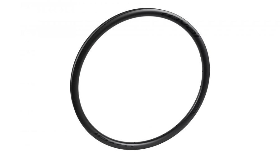TERRA C Carbon Laufrad 700C - 24H Disc Vorderrad 25mm Innenweite - Satin Carbon - Rim