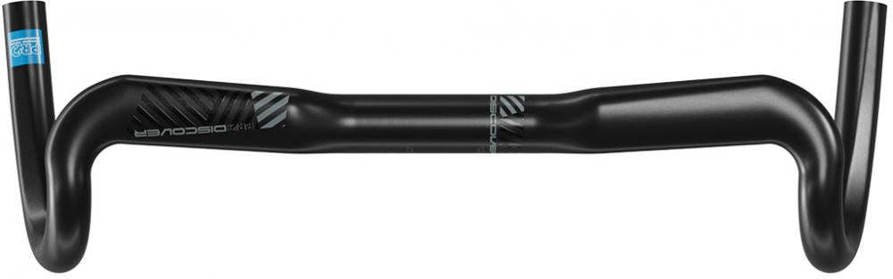 PRO Lenker Discover Ergo 31 Schwarz - ergonomischer Gravel-Lenker mit 16° Flare