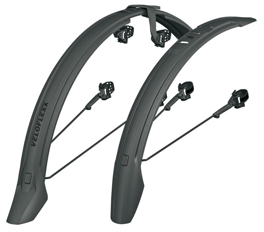 SKS VELOFLEXX 65 29" Schutzblech-Set - Für MTB und City-Bikes, werkzeugfreie Montage, passend für 2,0"-2,35" Reifen, robust und flexibel
