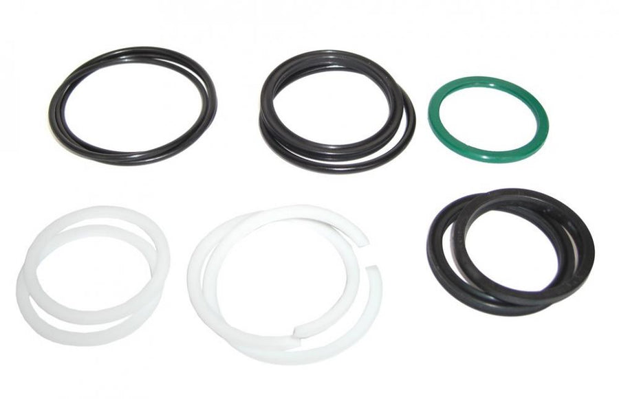 ROCKSHOX Dämpfer Serv Kit Monarch RT3: Schwarze, weiße und grüne O-Ringe/Dichtungen.
