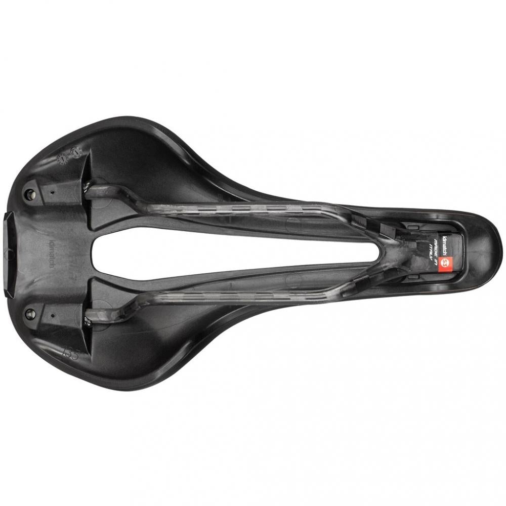 Selle Italia Flite Boost Superflow S3 schwarz - Rennradsattel mit Carbonio-Kit-Schale, TI 316-Gestell, Superflow-Aussparung für Druckentlastung