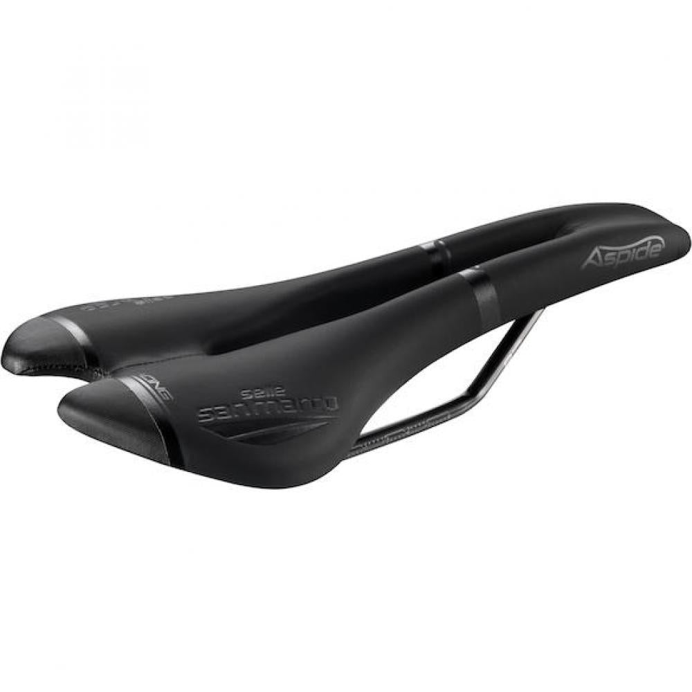 Selle San Marco Sattel Aspide Racing 132 x 277 mm Schwarz - leichter Race-Sattel mit Open-Fit