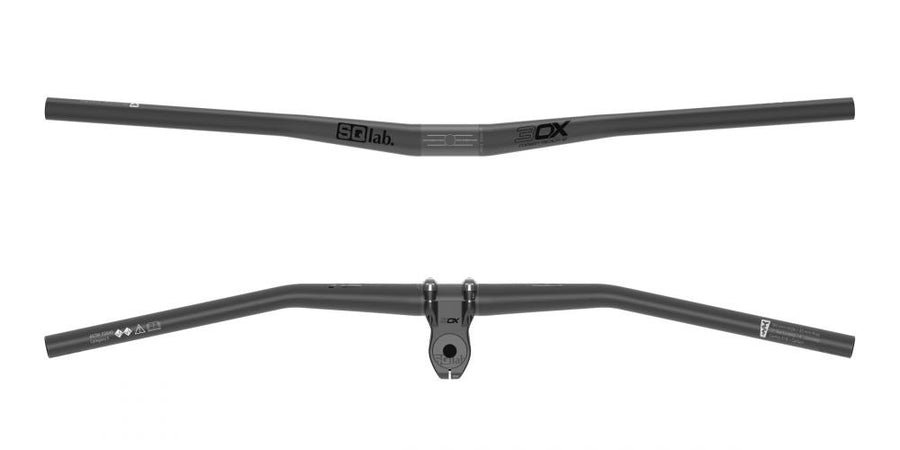 SQlab Lenker 3OX Carbon 12° med Ø 31 - 31.8 mm - 8 mm 780 mm Rise 30 mm 12° schwarz