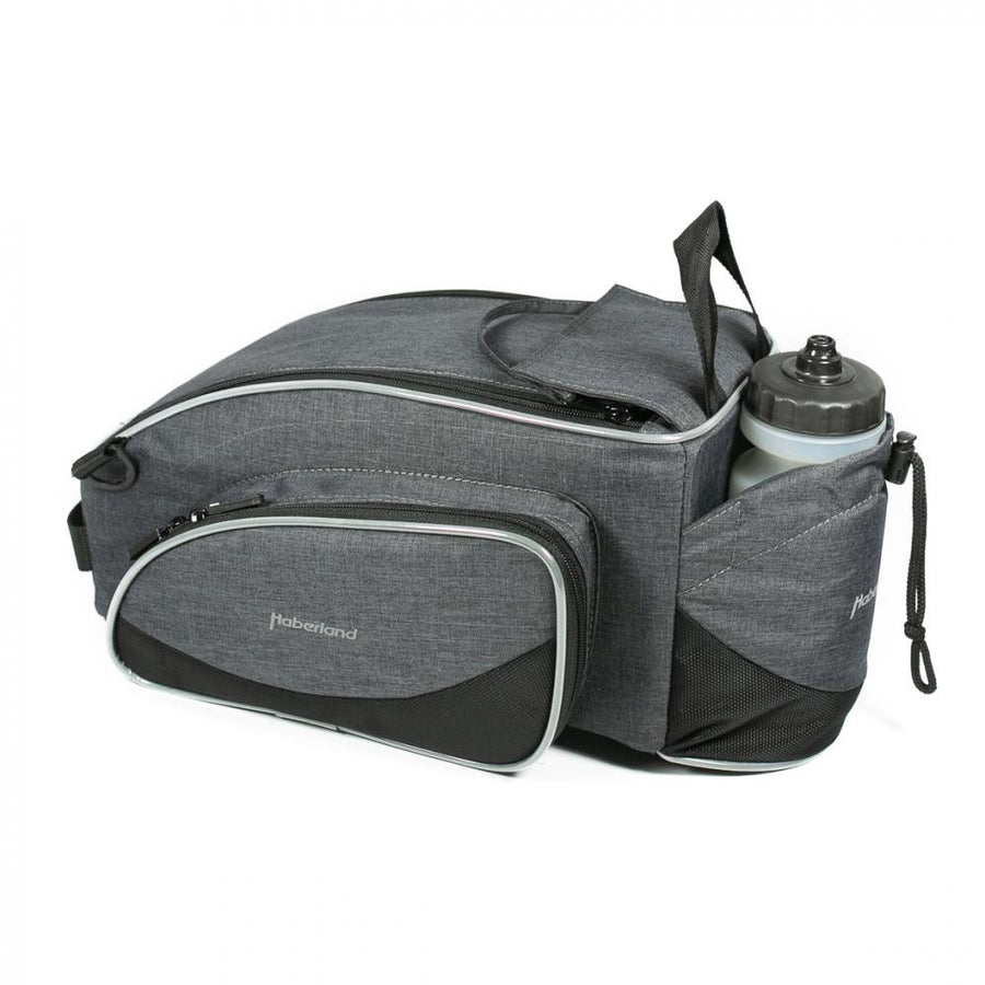 Haberland Gepäckträgeraufsatztasche Flexibag XL beige - erweiterbare Racktime 2.0 Fahrradtasche