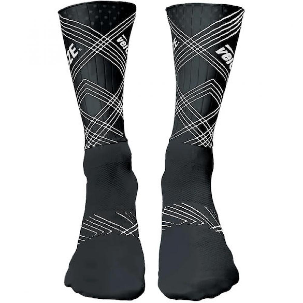 Mcg Socken Aero schwarz S schwarz - aerodynamische Radsocken für mehr Speed