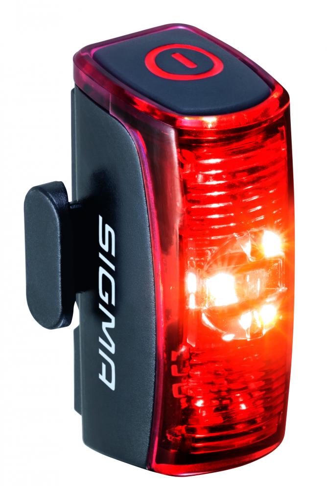 Sigma Set Aura 60 USB und Infinity Sigma 60 Lux schwarz rot mit K Licht StVZO