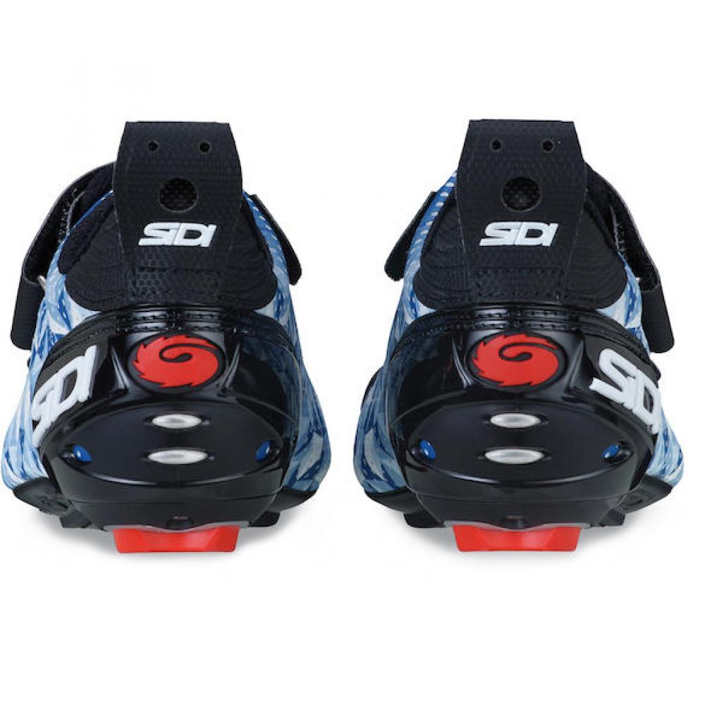 Sidi ROAD T-5 Air blue/white/black 43 Blau/weiß/schwarz - leichter Triathlon-Rennradschuh