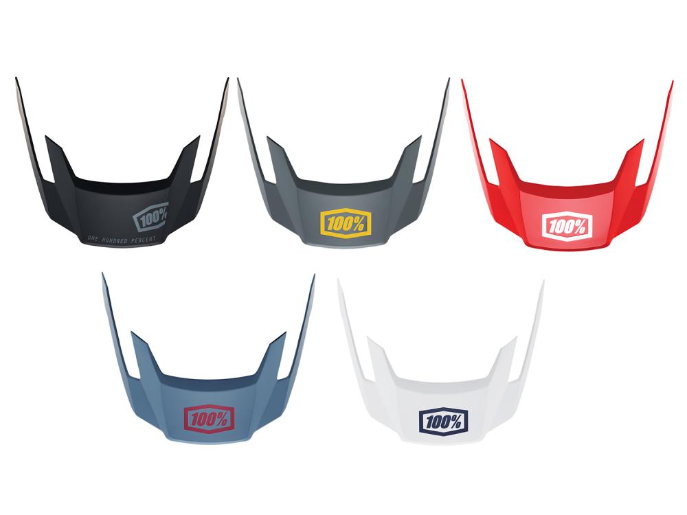 100% Altec 2019 V1 replacement visor nos Slate Blue - Ersatzvisier für Altec Helme