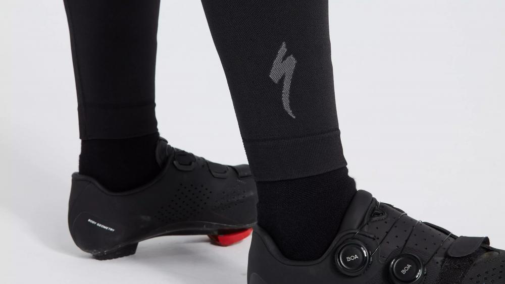 SEAMLESS LEG WARMER BLK XL/XXL - Nahtlose Beinwärmer Schwarz - Bekleidung