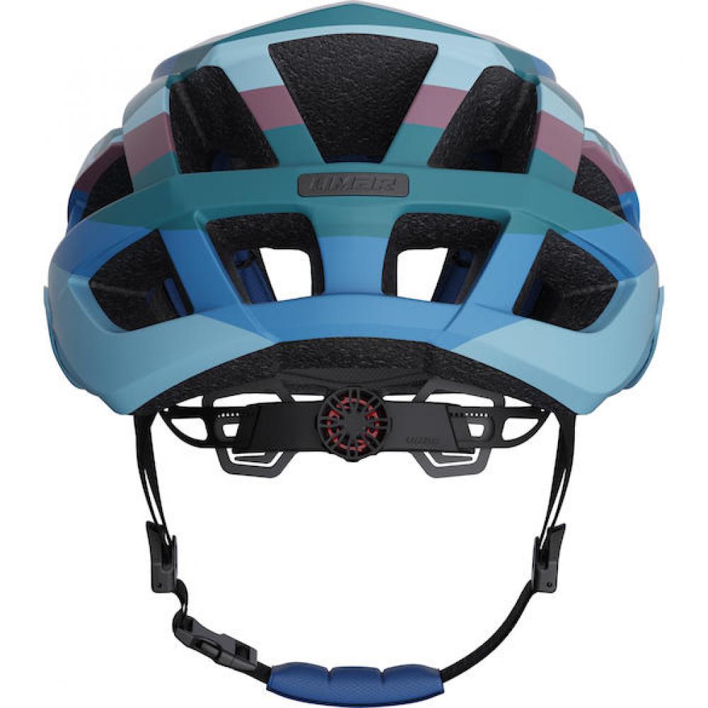 Limar Pora Matt Blue Purple L Lila - leichter All-Mountain-Fahrradhelm mit Top-Belüftung