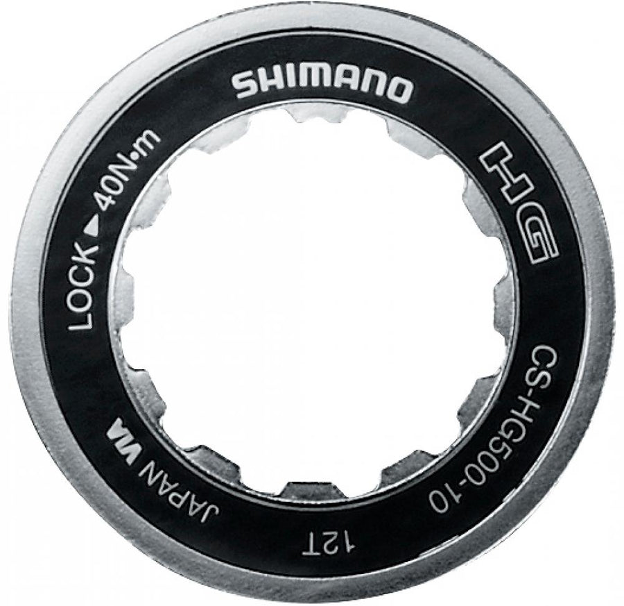 SHIMANO Verschlussring CS-HG50-10 Größe 10 - präziser Lockring für 10-fach Kassetten