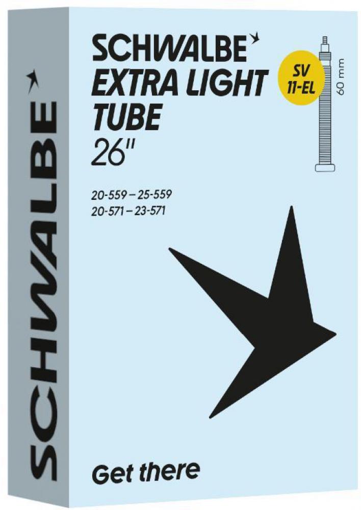 Schwalbe SCHLAUCH SV11 EXTRA LIGHT 20/25-559/571 60mm - Fahrradschlauch