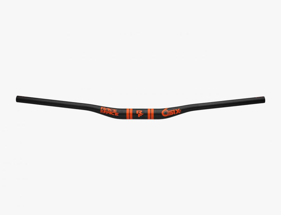 Race Face SixC Carbon Riser MTB Lenker, fox orange/schwarz.