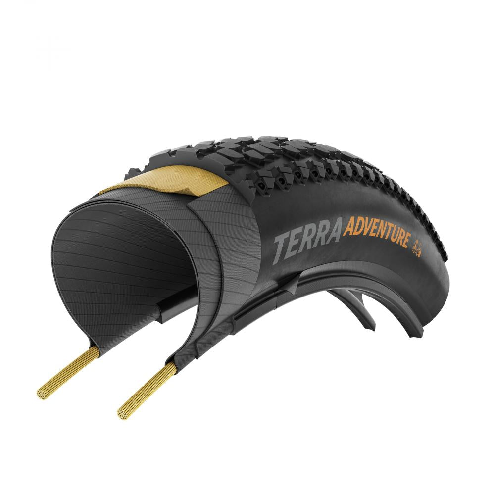 Continental Terra Adventure 55-622 Faltreifen TL-Ready E-25 Schwarz - Trail-Grip für Gravel & MTB
